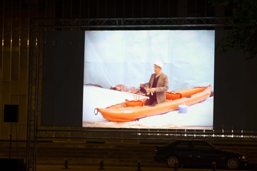 Installation Vidéo sur court